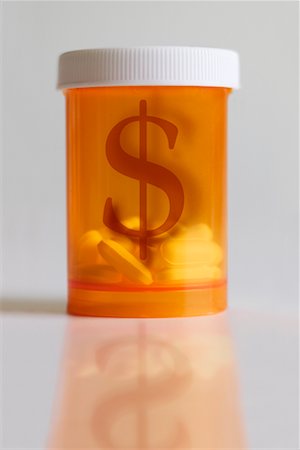 drug trade - Pill Bottle with Dollar Sign Stock Photo - Rights-Managed, Code: 700-00617783