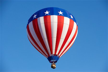 simsearch:700-00056968,k - Hot Air Balloon with American Flag Design Stock Photo - Rights-Managed, Code: 700-00617946