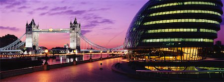simsearch:700-00650042,k - London City Hall and the Tower Bridge at Dawn, London, England Stock Photo - Rights-Managed, Code: 700-00610430
