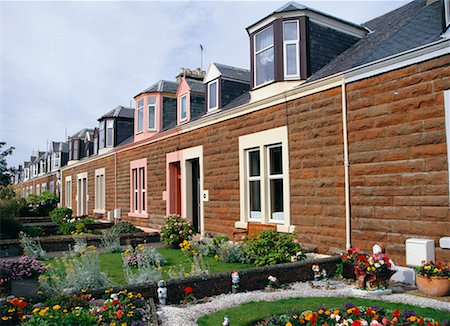 simsearch:700-05662619,k - Row of Houses, Scotland Stock Photo - Rights-Managed, Code: 700-00635566