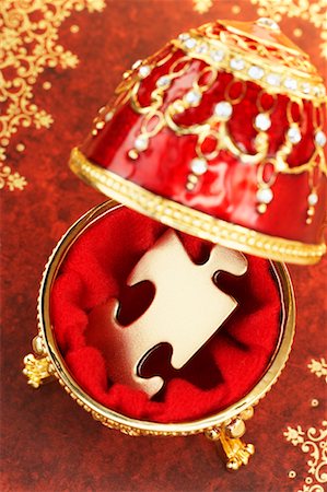 Puzzle Piece Inside Faberge Egg Stock Photo - Rights-Managed, Code: 700-00635631