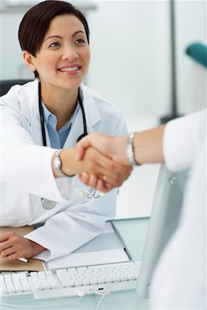 simsearch:700-00639454,k - Doctor Shaking Hands with Patient Stock Photo - Rights-Managed, Code: 700-00639442