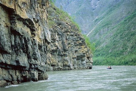 Boating on Nahanni River, Nahanni National Park Reserve, Northwest Territories, Canada Stock Photo - Rights-Managed, Code: 700-00659745