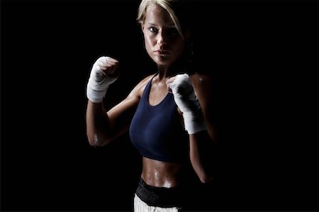 defensive posture - Portrait of Boxer Stock Photo - Rights-Managed, Code: 700-00688650