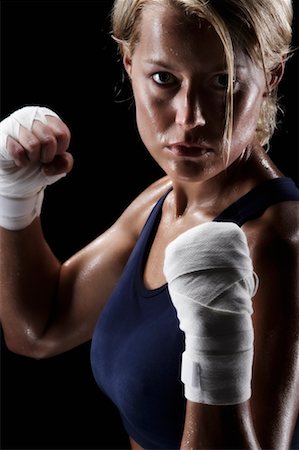 defensive posture - Portrait of Boxer Stock Photo - Rights-Managed, Code: 700-00688651