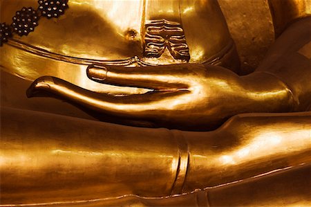 simsearch:700-00795780,k - Close-up of Hands of a Buddha Statue, Bangkok, Thailand Foto de stock - Con derechos protegidos, Código: 700-00681096