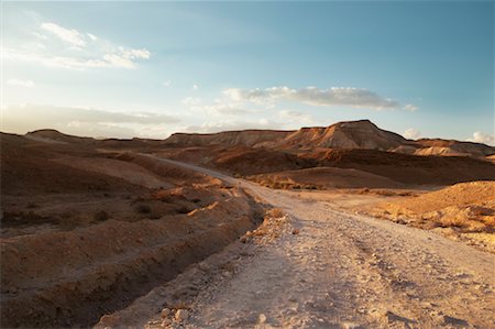 Dirt Road in Desert, Israel Stock Photo - Rights-Managed, Code: 700-00681317