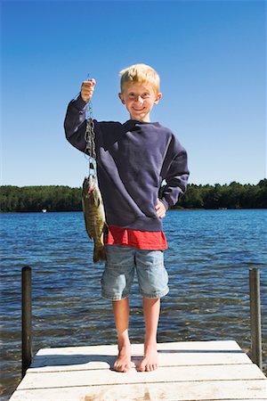 simsearch:700-01042880,k - Boy Showing Fish he Caught Stock Photo - Rights-Managed, Code: 700-00683182