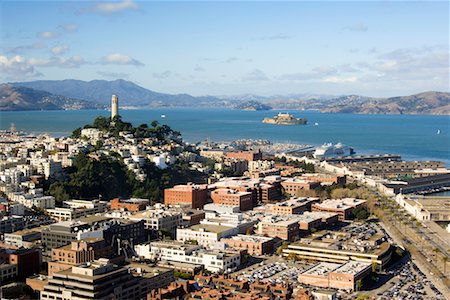 simsearch:600-03738427,k - Overview of San Francisco, California, USA Foto de stock - Con derechos protegidos, Código: 700-00695592