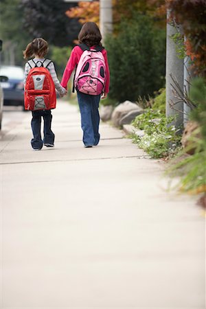 simsearch:649-06305486,k - Children Walking to School Stock Photo - Rights-Managed, Code: 700-00695614
