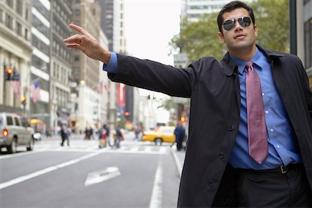 simsearch:700-00695760,k - Businessman Hailing a Cab, New York, New York, USA Stock Photo - Rights-Managed, Code: 700-00695780