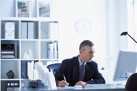 simsearch:700-03058969,k - Businessman in Office Stock Photo - Rights-Managed, Code: 700-00695809