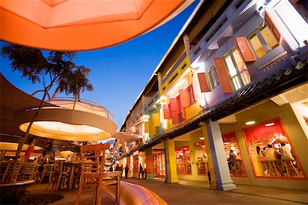 Restaurants at Clarke Quay, Singapore Stock Photo - Rights-Managed, Code: 700-00747758
