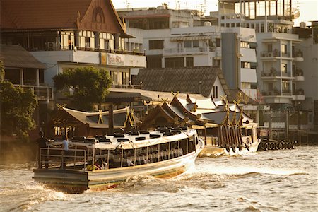 simsearch:700-02693512,k - Ferry on the Chao Phraya River, Bangkok, Thailand Stock Photo - Rights-Managed, Code: 700-00747810