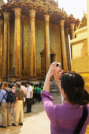 simsearch:700-02693512,k - Woman Taking Picture of the Grand Palace, Bangkok, Thailand Stock Photo - Rights-Managed, Code: 700-00748488
