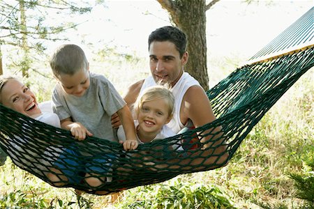 Family in Hammock Stock Photo - Rights-Managed, Code: 700-00768236