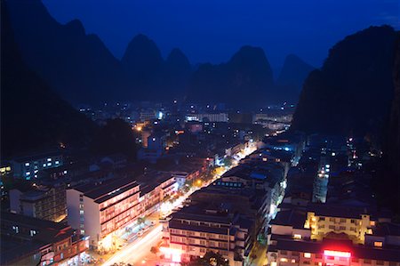 simsearch:700-02723081,k - Yangshuo at Dusk, Guangxi Province, China Stock Photo - Rights-Managed, Code: 700-00768538