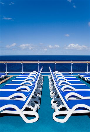 simsearch:700-01236711,k - Deck Chairs on Cruise Ship Stock Photo - Rights-Managed, Code: 700-00768581