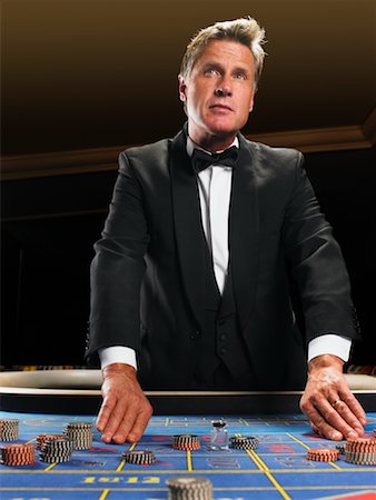 simsearch:700-00768672,k - Portrait of Croupier Stock Photo - Rights-Managed, Code: 700-00768677