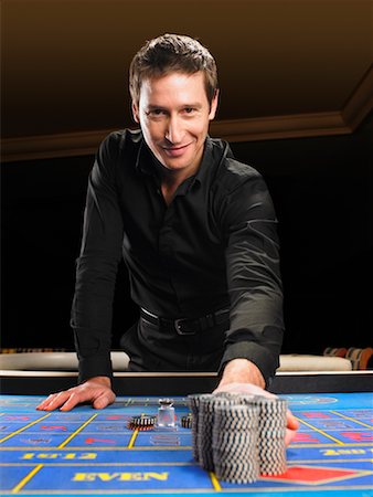 simsearch:700-00768672,k - Portrait of Croupier Stock Photo - Rights-Managed, Code: 700-00768679