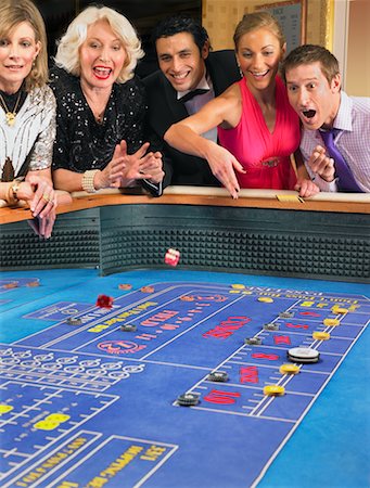 simsearch:700-00768672,k - People Shooting Craps At Casino Stock Photo - Rights-Managed, Code: 700-00768684