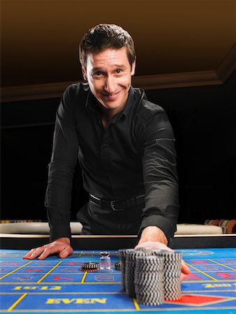 simsearch:700-00768672,k - Portrait of Croupier Stock Photo - Rights-Managed, Code: 700-00768680