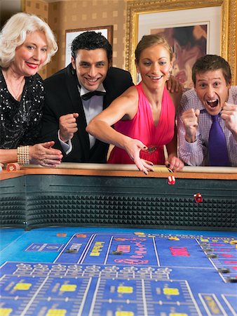 simsearch:700-00768672,k - People Shooting Craps At Casino Stock Photo - Rights-Managed, Code: 700-00768683