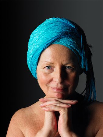 Woman Wearing Turban Stock Photo - Rights-Managed, Code: 700-00781939