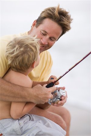 Father and Son Fishing Stock Photo - Rights-Managed, Code: 700-00782059