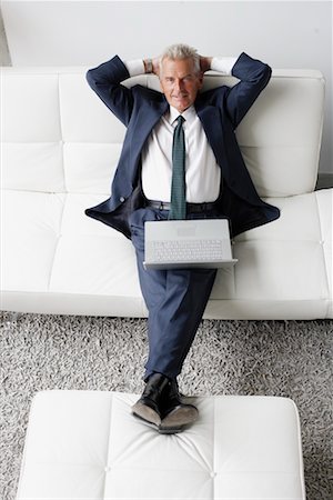 simsearch:700-03058969,k - Businessman Relaxing Stock Photo - Rights-Managed, Code: 700-00782345