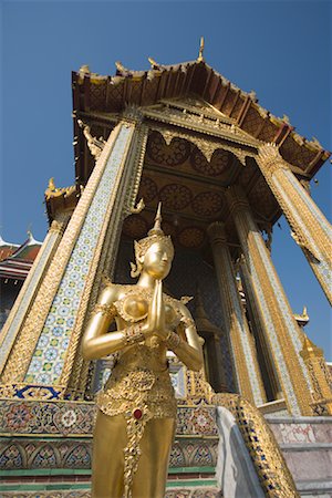 simsearch:700-00795780,k - Statue, Wat Phra Kaew, Royal Palace, Bangkok, Thailand Foto de stock - Con derechos protegidos, Código: 700-00795784