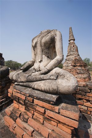 simsearch:700-00681098,k - Headless Buddha Statue, Wat Chai Wattanaram, Ayutthaya, Thailand Foto de stock - Con derechos protegidos, Código: 700-00795793