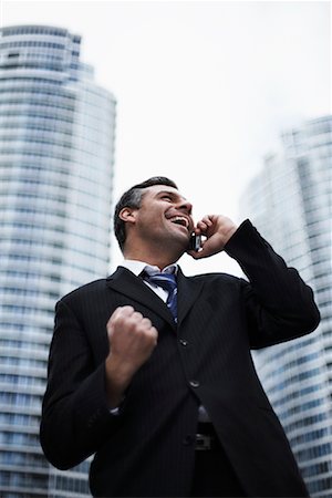 simsearch:859-06710917,k - Businessman Talking On Cell Phone Stock Photo - Rights-Managed, Code: 700-00796242