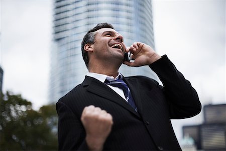 simsearch:859-06710917,k - Businessman Talking On Cell Phone Stock Photo - Rights-Managed, Code: 700-00796243