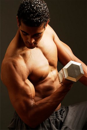 simsearch:693-05552857,k - Man Lifting Weight Stock Photo - Rights-Managed, Code: 700-00806670