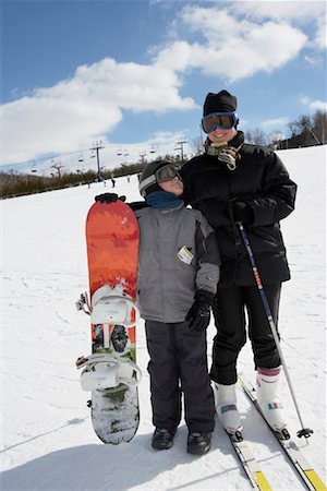 Portrait of Brothers, Dagmar Ski Resort, Ontario, Canada Stock Photo - Rights-Managed, Code: 700-00814485