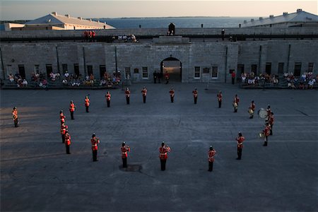 Sunset Ceremony, Fort Henry, Kingston, Ontario, Canada Stock Photo - Rights-Managed, Code: 700-00846874