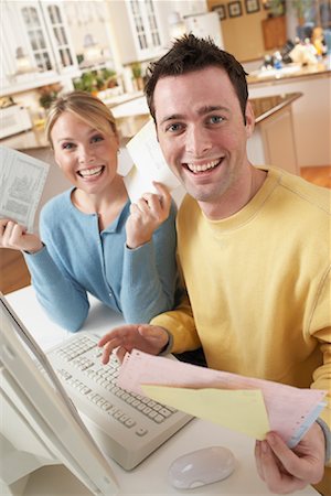 simsearch:700-00609233,k - Couple Paying Bills Stock Photo - Rights-Managed, Code: 700-00847203