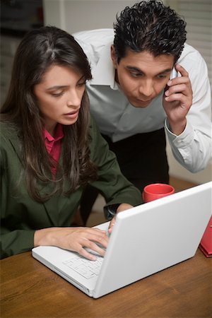 simsearch:700-00688680,k - Couple Using Laptop Computer Stock Photo - Rights-Managed, Code: 700-00847307