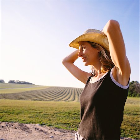 simsearch:700-05602728,k - Portrait of Woman on Farm Stock Photo - Rights-Managed, Code: 700-00848615