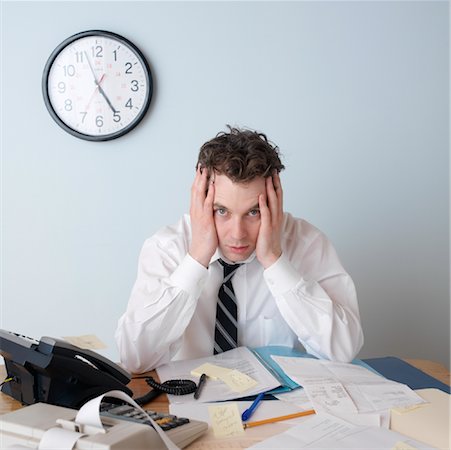 people in panic - Businessman Working Stock Photo - Rights-Managed, Code: 700-00864319