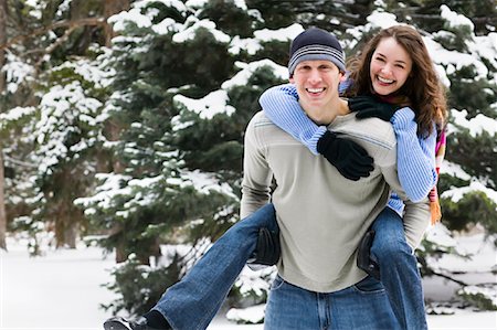 simsearch:700-00515032,k - Couple Outdoors in the Winter Stock Photo - Rights-Managed, Code: 700-00864558
