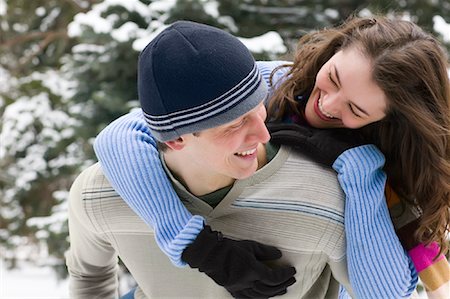 simsearch:700-00515032,k - Couple Outdoors in the Winter Stock Photo - Rights-Managed, Code: 700-00864560