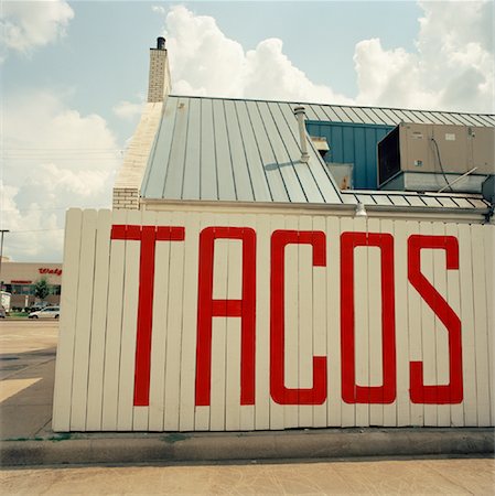 signs for mexicans - Sign Advertising Tacos Stock Photo - Rights-Managed, Code: 700-00865900