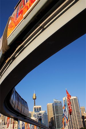 Monorail, Sydney, Australia Stock Photo - Rights-Managed, Code: 700-00897243
