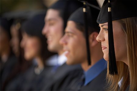 simsearch:700-00521629,k - Row of Graduates at Ceremony Stock Photo - Rights-Managed, Code: 700-00897775
