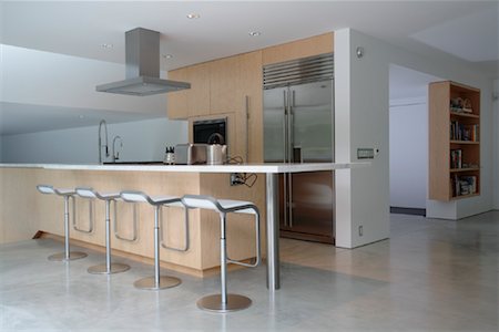 Open Concept Kitchen Interior Stock Photo - Rights-Managed, Code: 700-00897834