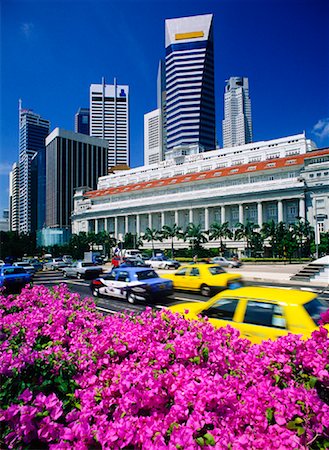 fullerton hotel - Fullerton Hotel, Singapore Stock Photo - Rights-Managed, Code: 700-00909924