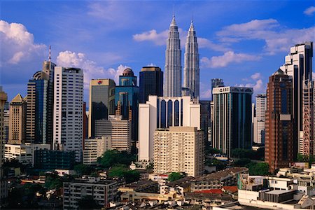 Kuala Lumpur Skyline, Financial District, Malaysia Stock Photo - Rights-Managed, Code: 700-00909940