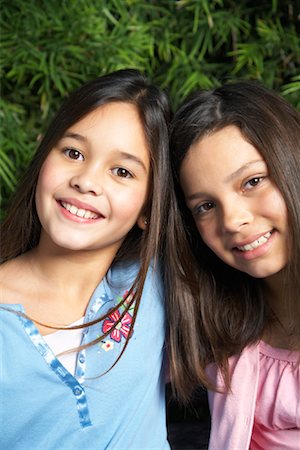 simsearch:700-00177533,k - Portrait Of Two Girls Outdoors Stock Photo - Rights-Managed, Code: 700-00918087